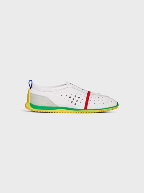 CELINE SOFT SNEAKER IN STRETCH LAMBSKIN, SUEDE CALFSKIN AND LAMBSKIN