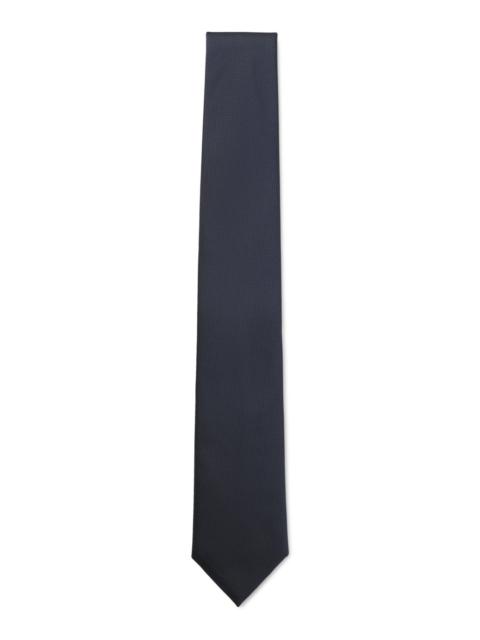 BOSS MICRO-PATTERN JACQUARD TIE WITH SILK