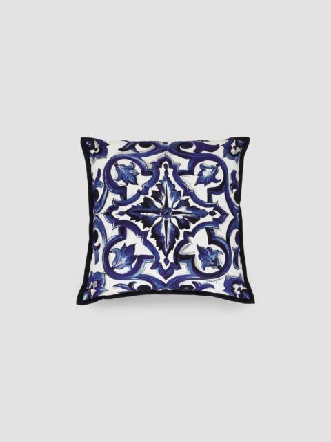 Dolce & Gabbana Blue Mediterranean Cushion - Blue