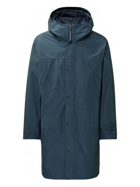 C.P. Company hooded button-fastening raincoat