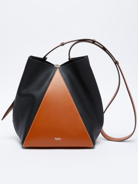 Max Mara MMBUCKETM Medium bucket bag in deer-print leather