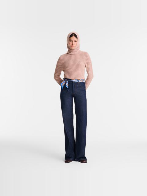Longchamp High neck sweater Pink Tea - Knit