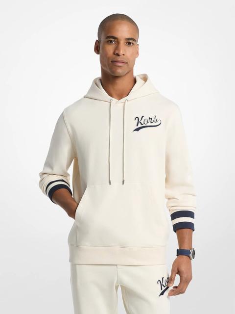 MICHAEL KORS KORS Varsity Knit Cotton Blend Hoodie