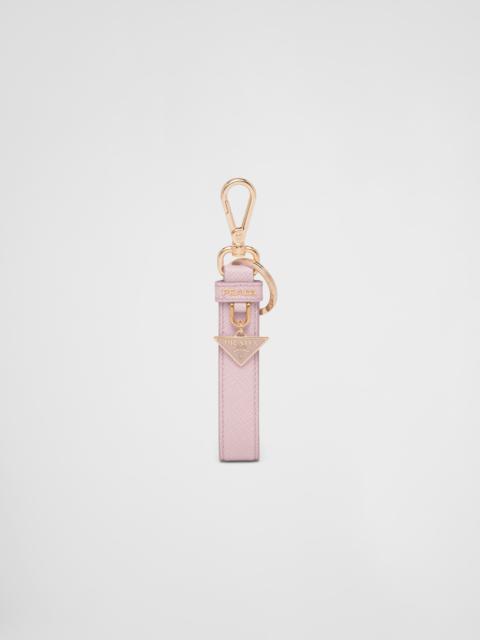 Prada Saffiano leather keychain