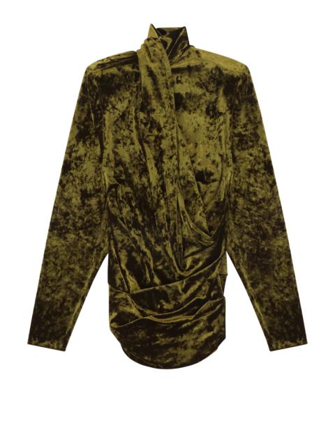 entire studios DALTERS MINI DRESS TAPESTRY GREEN