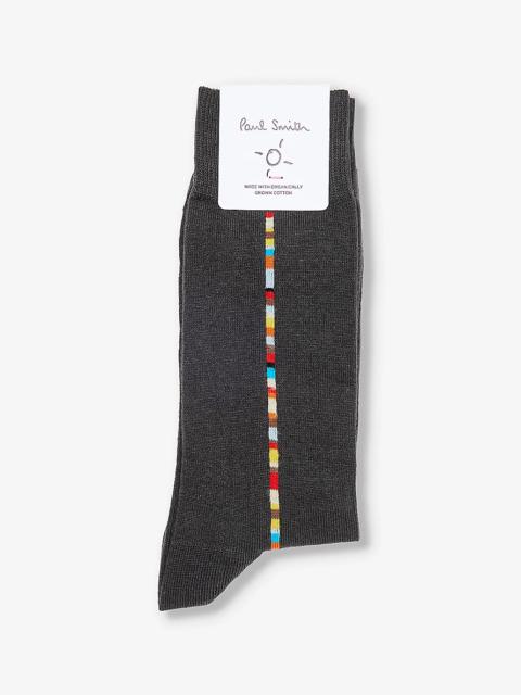Vittore stripe-pattern cotton-blend socks