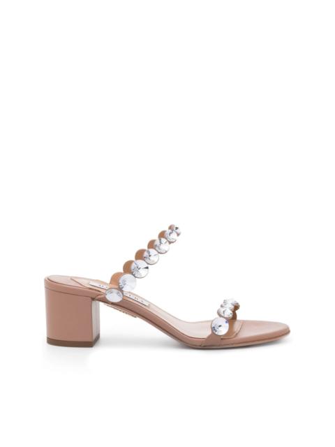 AQUAZZURA Maxi Tequila 50mm crystal-embellished sandals