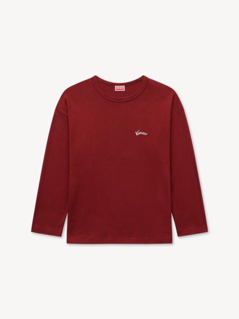 KENZO 'KENZO Eiffel Tower Design' long sleeves T-shirt in cotton