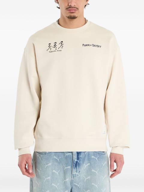 PUMA x Saysky crew-neck sweatshirt