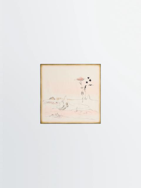 Lemaire SCARF LANDSCAPE HABOTAI 60X60 IN SILK