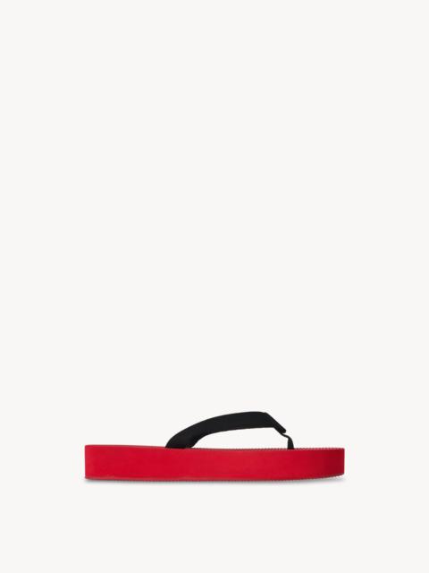 The Row Dune Flatform Sandal in Rubber