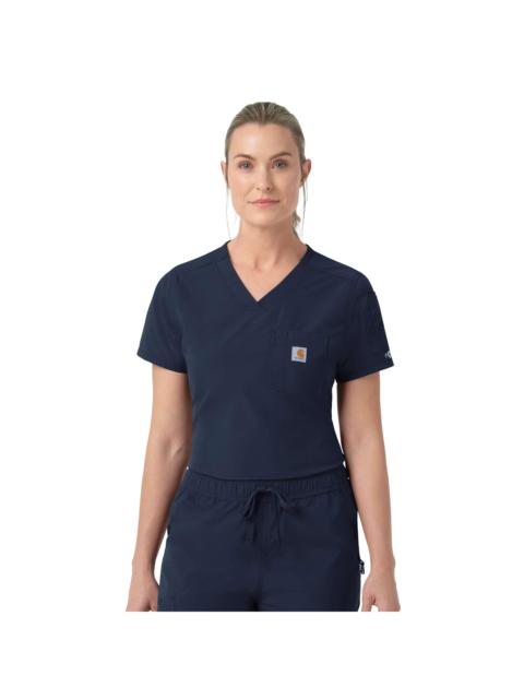 Carhartt Women's Rugged Flex FLD Tuck-in Scrub Top