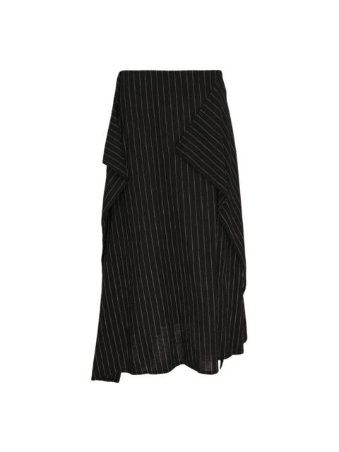 Y's O-Wrap Flare Skirt