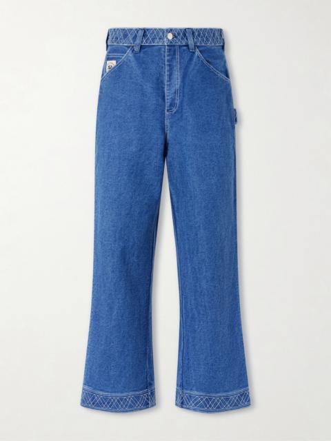 BODE Knolly Brook Straight-Leg Embroidered Jeans