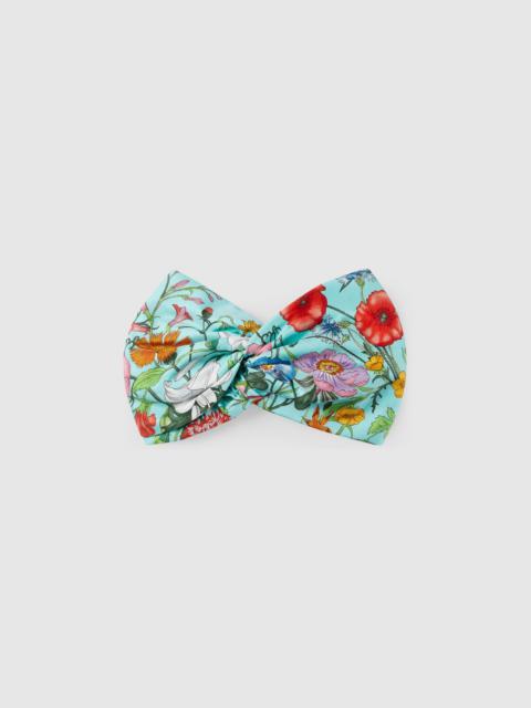 GUCCI Flora print silk headband