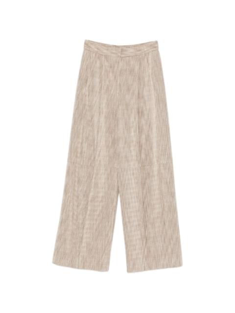 GIORGIO ARMANI textured trousers