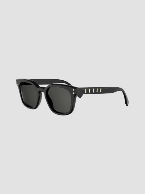 FENDI Women's Five Sisters 51MM Square Sunglasses - Black Grey