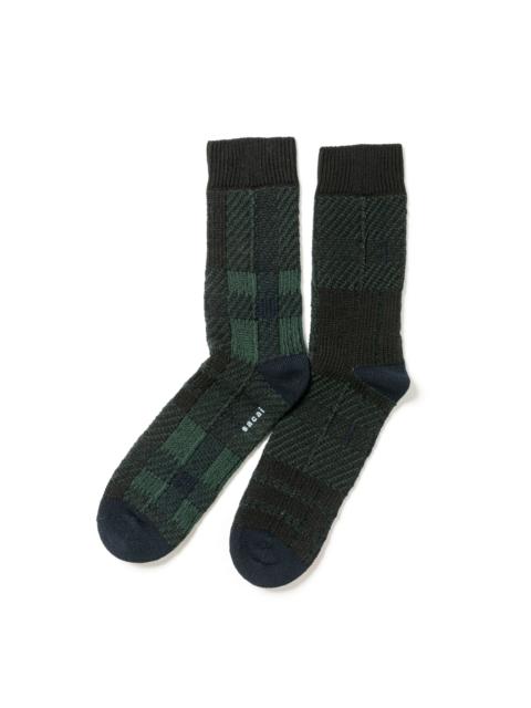 sacai Plaid Socks