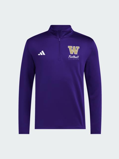 adidas Washington Huskies Mens 1/2 Zip Golf Jacket