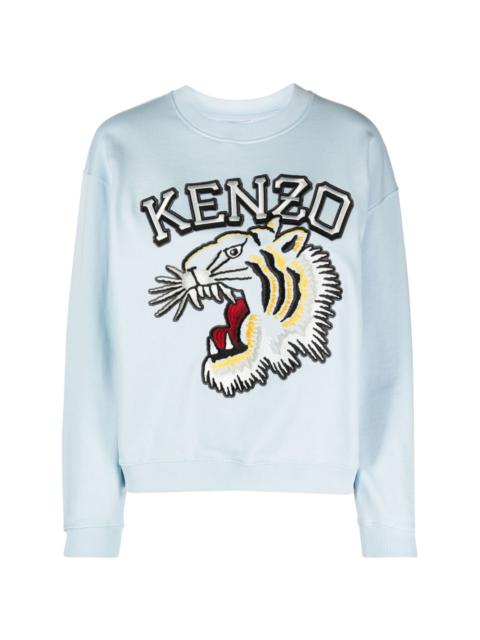 KENZO Varsity Jungle Tiger logo-embroidered sweatshirt
