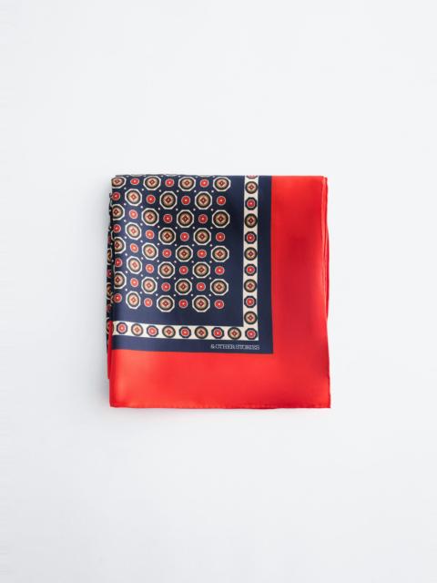 & Other Stories Printed Silk Scarf