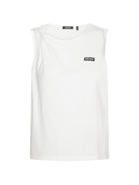 ROTATE twisted-detail tank top