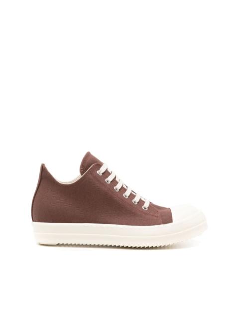 Rick Owens DRKSHDW lace-up canvas sneakers