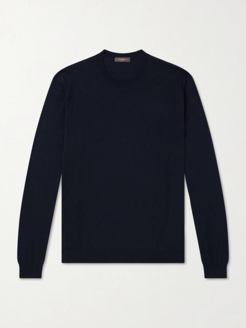 SLOWEAR Cotton and Silk-Blend Sweater