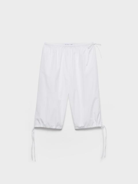Prada Poplin Bermudas
