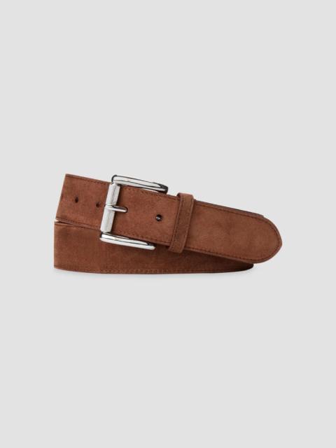 Ralph Lauren Men's Roller Buckle Suede Belt - Brown