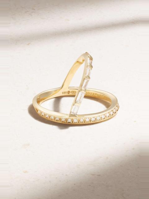 MATEO 14-karat gold diamond ring