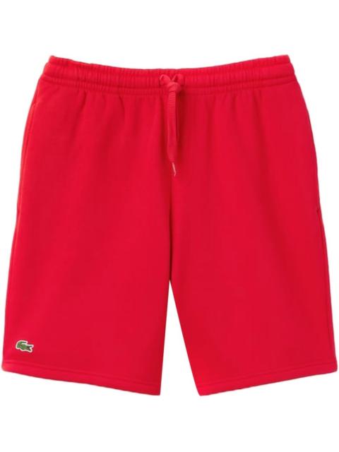 LACOSTE fleece "Red" track shorts