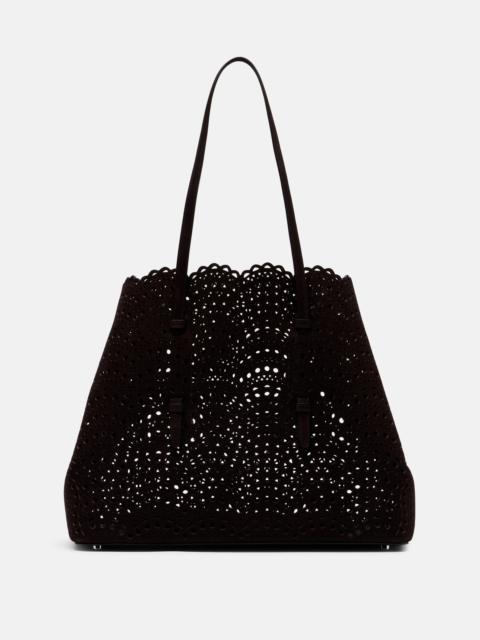 Alaïa Mina 37 Large leather tote bag