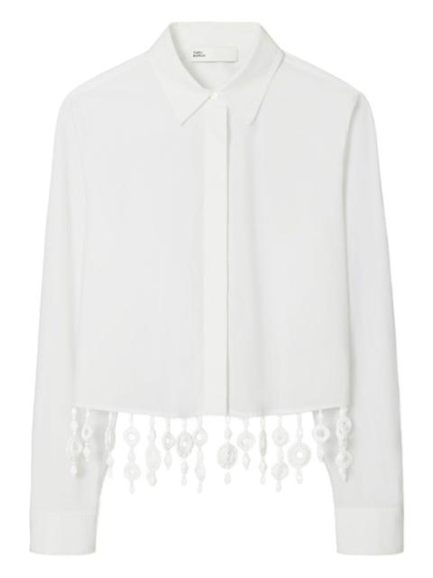 TORY BURCH crystal-embellished shirt