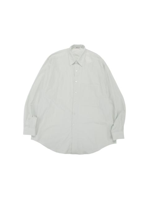 AURALEE Super Fine Cotton Lawn Shirt Pale Blue