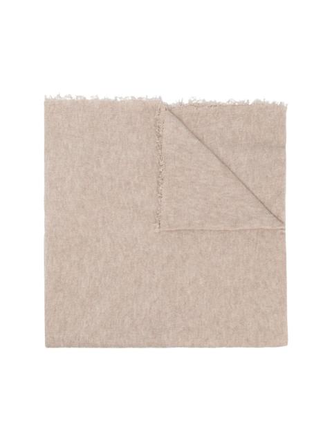Faliero Sarti frayed edges scarf