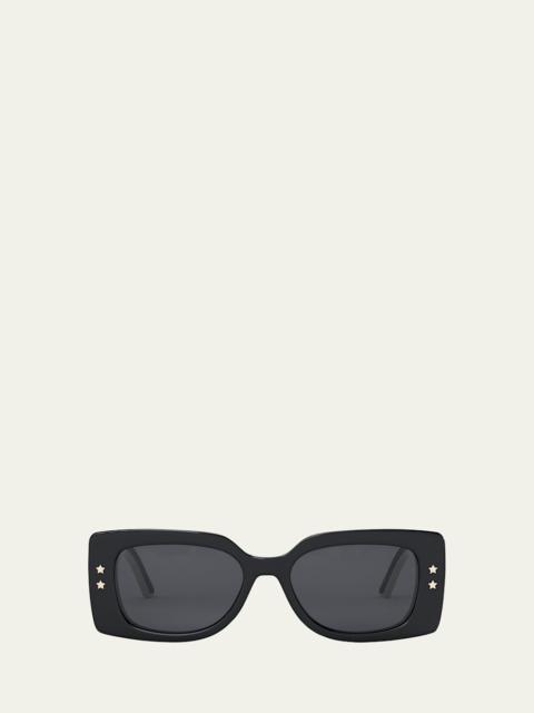 Dior Diorpacific Logo Square Acetate Sunglasses