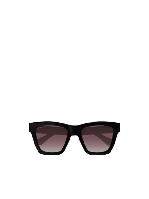 GUCCI Interlocking G square-frame sunglasses