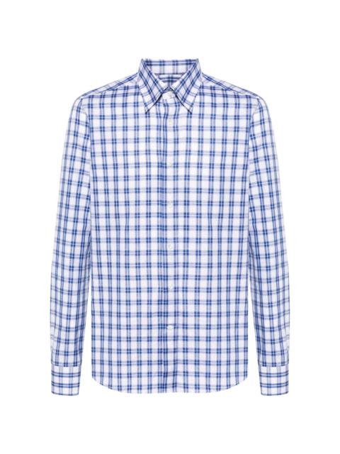 check-pattern shirt