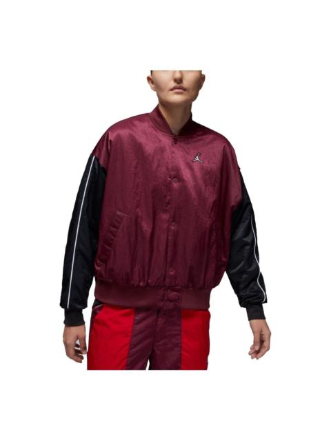 Jordan (WMNS) Air Jordan Flight Renegade Jacket 'Cherrywood Red' DV1414-645