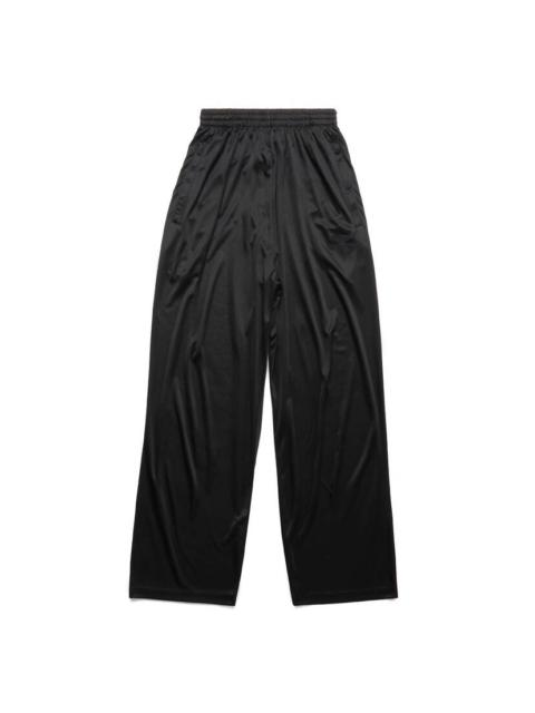 BALENCIAGA 3b Sports Icon Fluid Baggy Sweatpants in Black