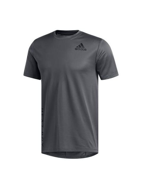 adidas Trg Tee H.Rdy Sports Training Short Sleeve Gray FM2100