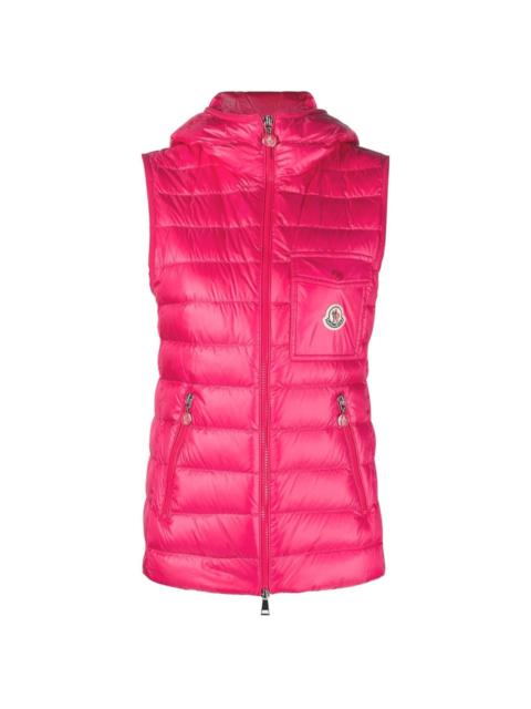 Glygos hooded quilted gilet