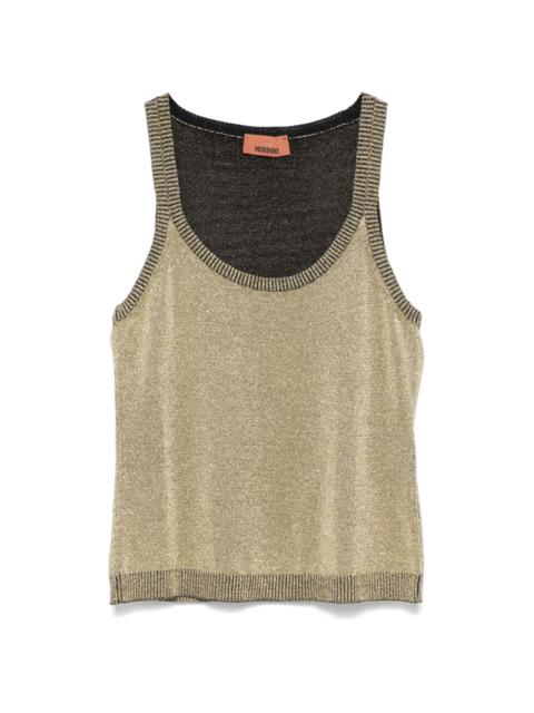 lurex tank top