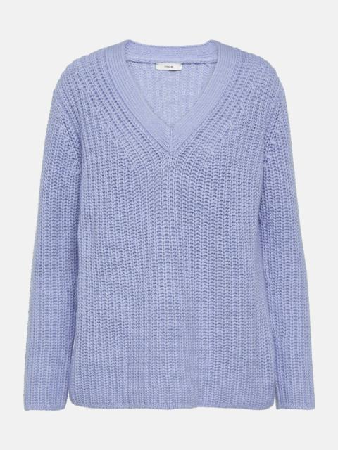 Ribbed-knit sweater