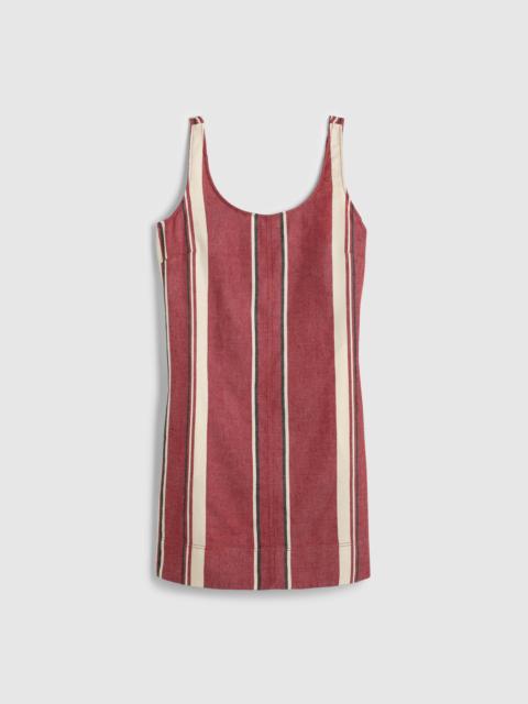 Madewell Scoopneck Mini Shift Dress in 100% Linen