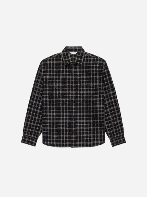 3sixteen Utility Shirt - Black/Ecru Wavy Check