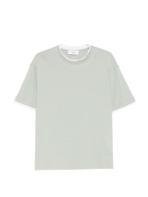 LARDINI contrast-trim T-shirt