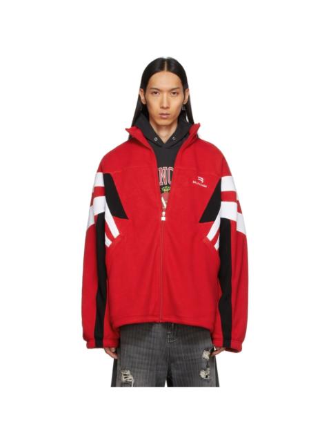 BALENCIAGA Red Sporty B Tracksuit Jacket