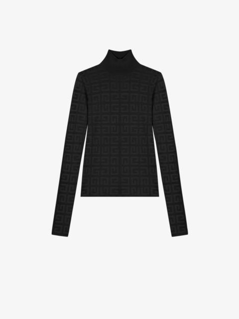 Givenchy SLIM FIT SWEATER IN 4G JACQUARD